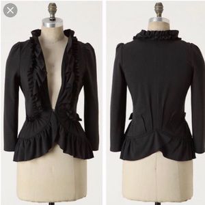 🚫Sold🚫Anthropologie Ruffled Blazer